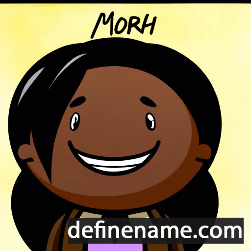 Moriah cartoon