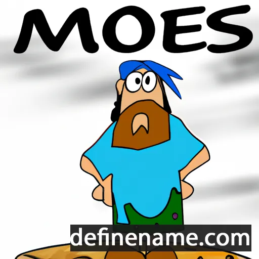 Moses cartoon