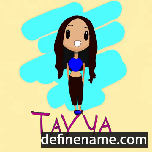 Tayná cartoon