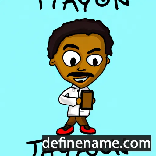 Tayvon cartoon