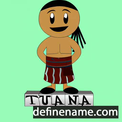 Teanuanua cartoon