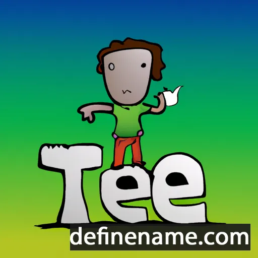 Tee cartoon