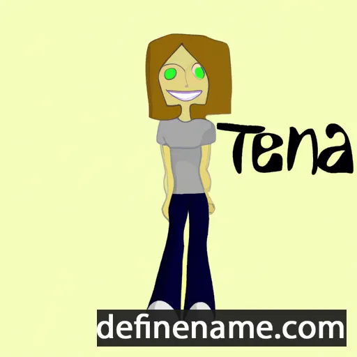 Teena cartoon