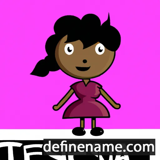 Teesha cartoon