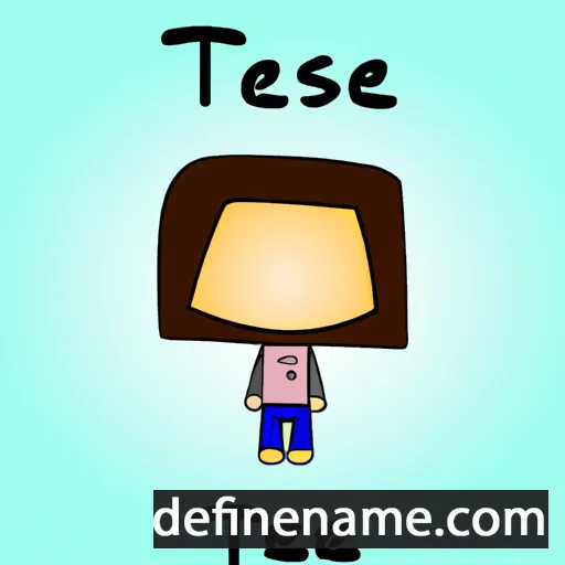 Teesi cartoon