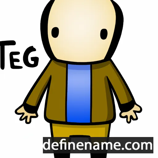 Teig cartoon