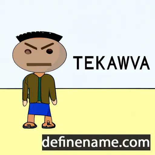 Tekahentakwa cartoon