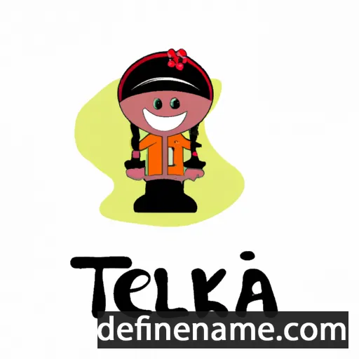 Teklia cartoon