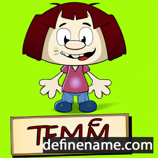 Temmi cartoon