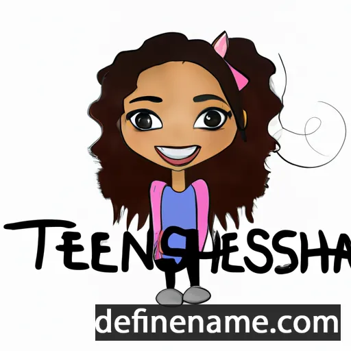 Tenisha cartoon