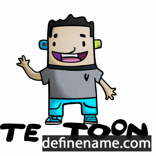 Teón cartoon