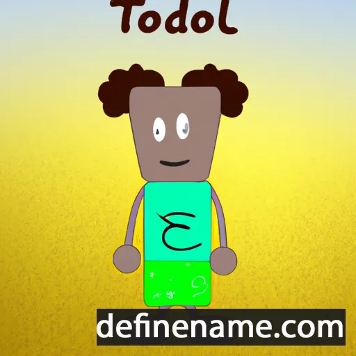 cartoon of the name Teodul