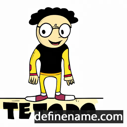 Teodulfo cartoon