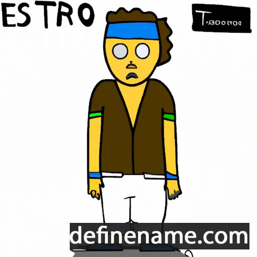 Teofrasto cartoon