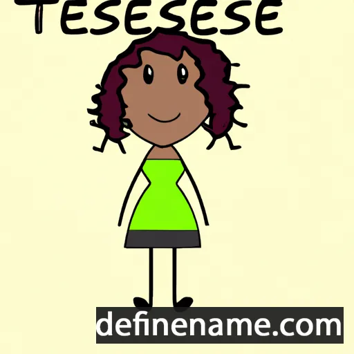 Tessanee cartoon