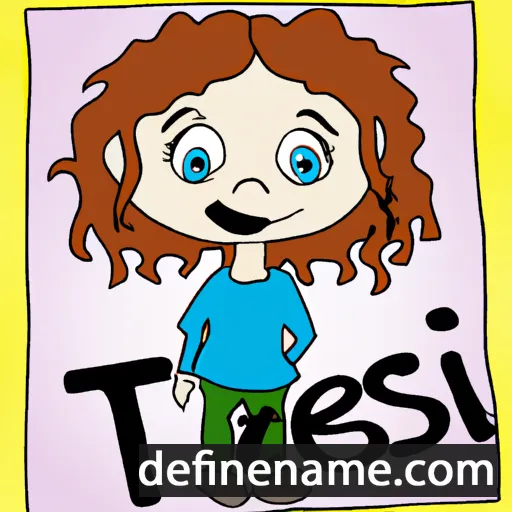 Tessi cartoon