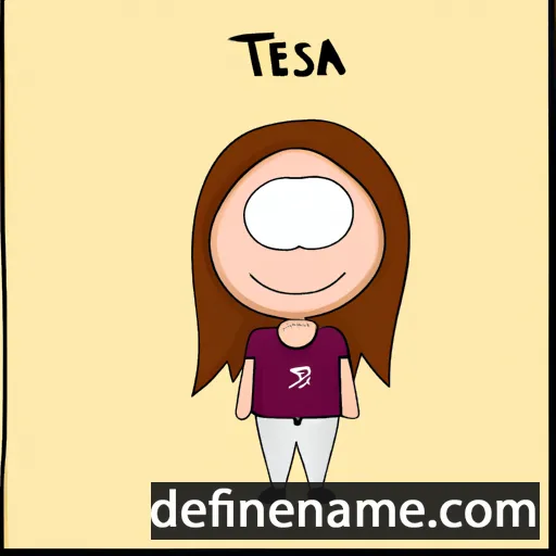 Tessza cartoon