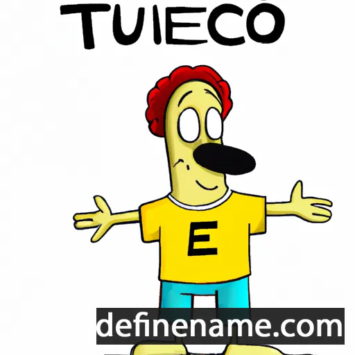 Teucro cartoon