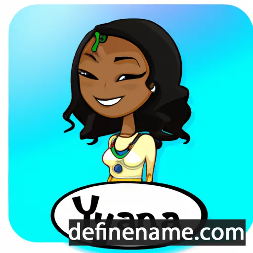 Teyana cartoon