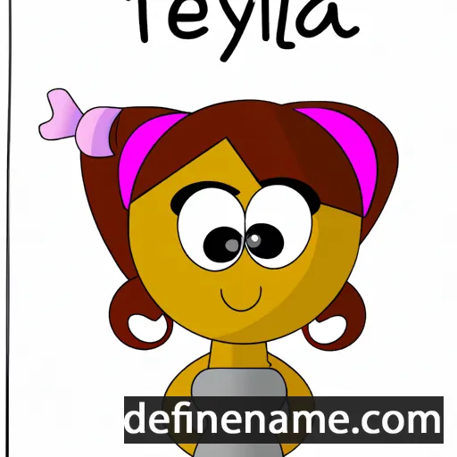 Teyla cartoon