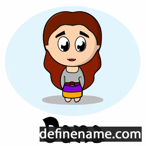 Ðana cartoon