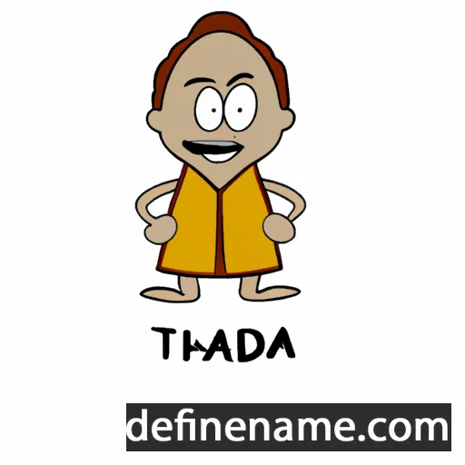 Thaddea cartoon