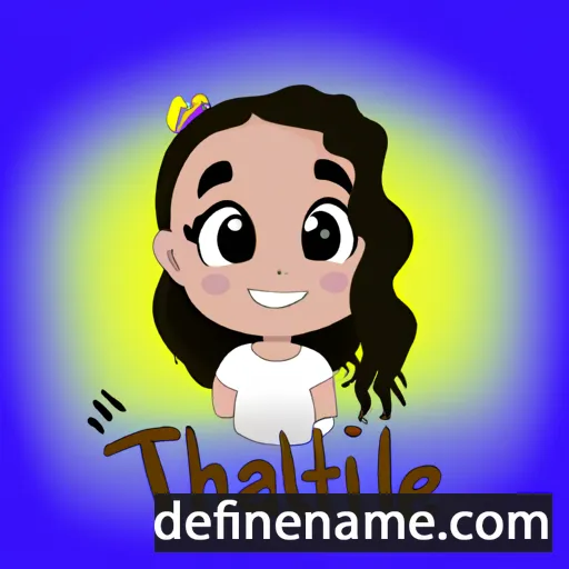 Thalie cartoon