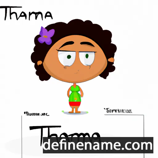 Thamara cartoon