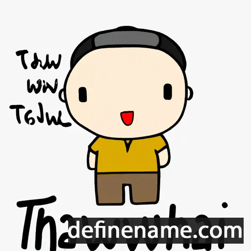 Thawichai cartoon