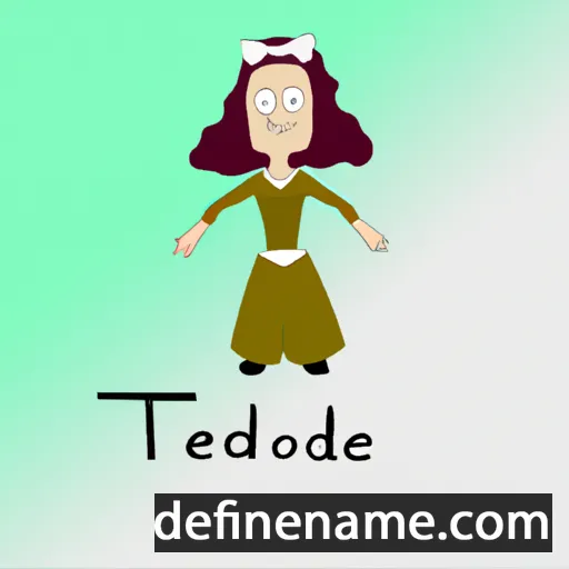 Théodelinde cartoon