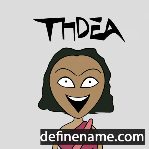 Thedra cartoon