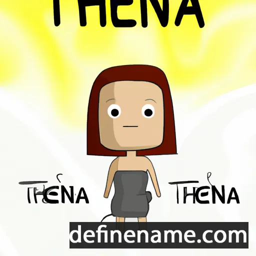 Thena cartoon