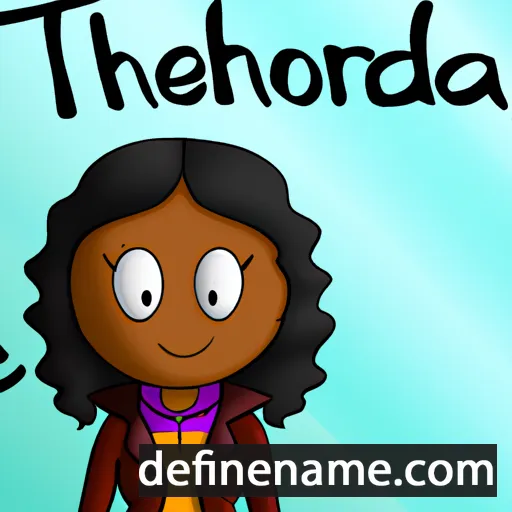 Theondra cartoon