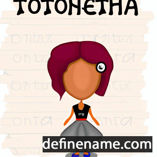 Theonita cartoon