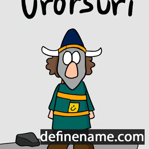 Þröstur cartoon