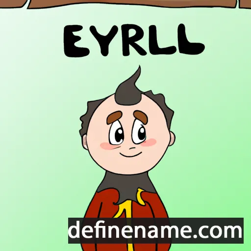 Þyrill cartoon