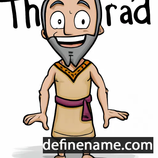 Thiradej cartoon