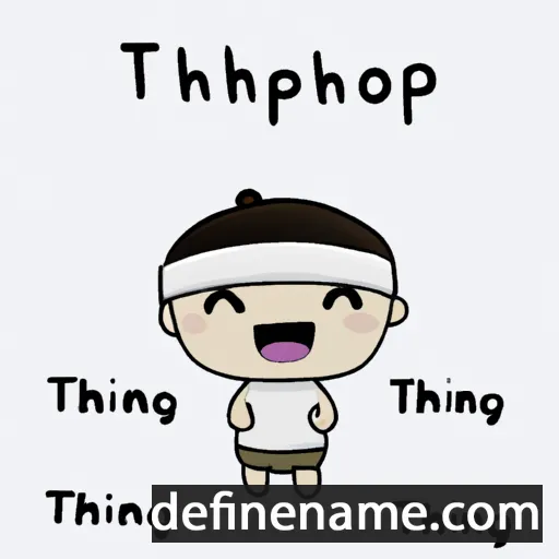 Thiraphong cartoon