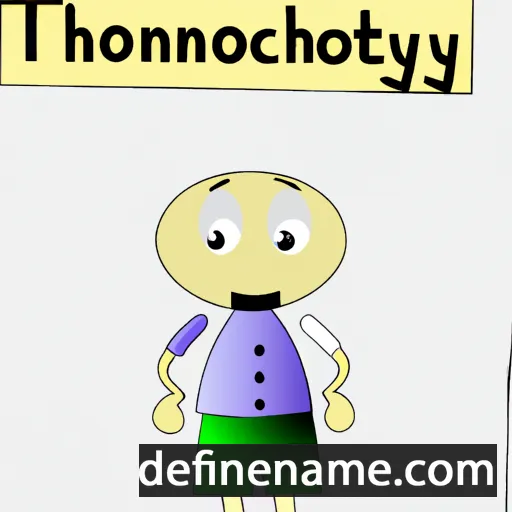 Thocmentony cartoon