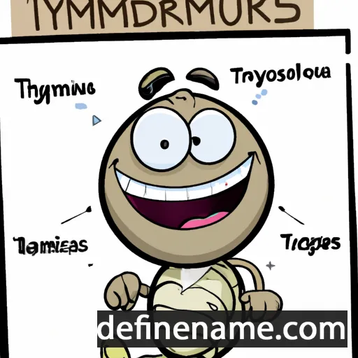 Thymbraeus cartoon