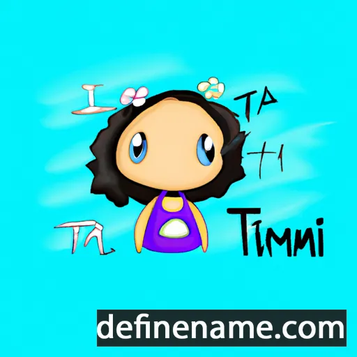 Tiaamii cartoon