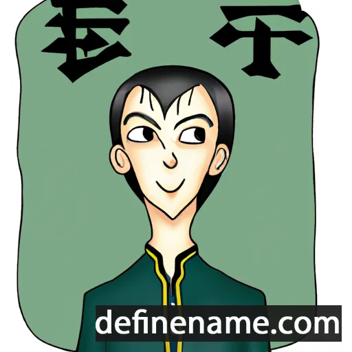 cartoon of the name Tianyu