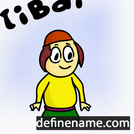 Tibád cartoon