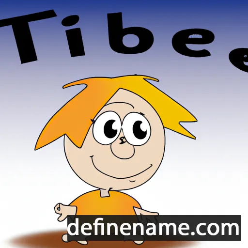 cartoon of the name Tibbe