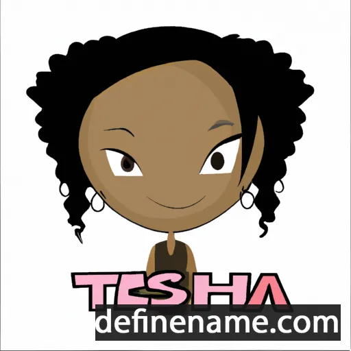 Tiesha cartoon