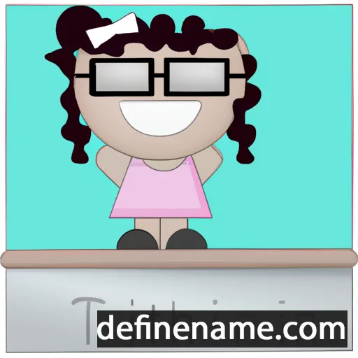 Tiffanni cartoon