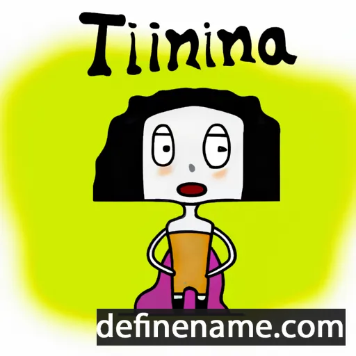 Tínima cartoon