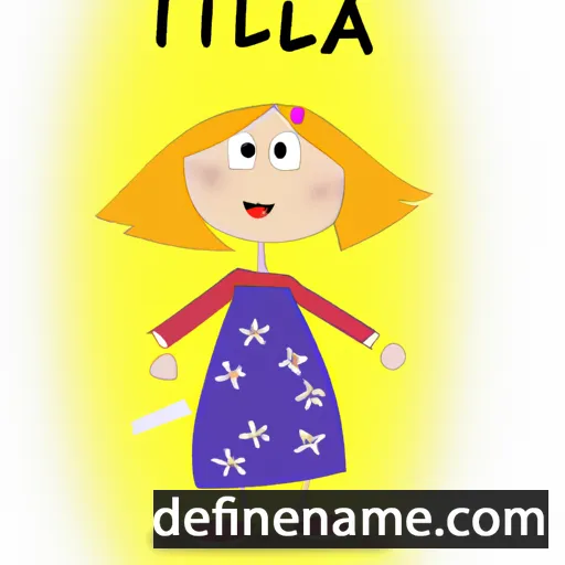 Tiilla cartoon