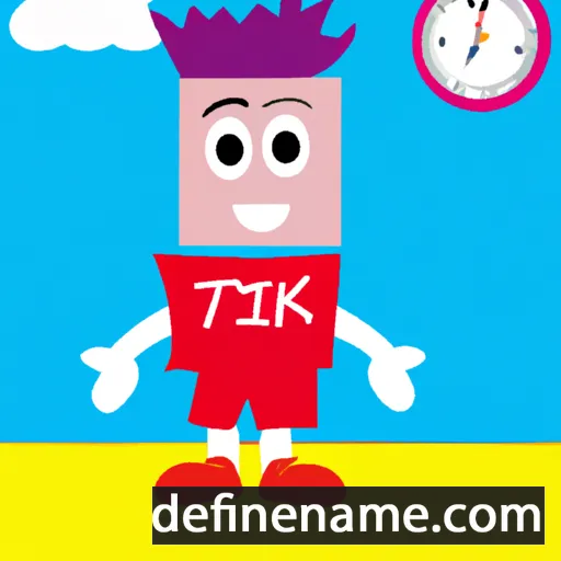 Tik-tok cartoon