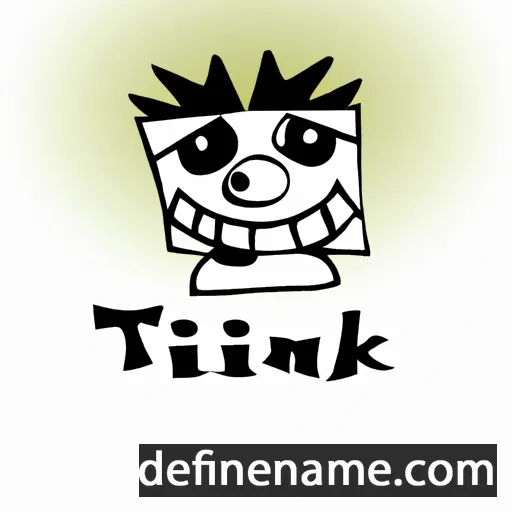 cartoon of the name Tiki